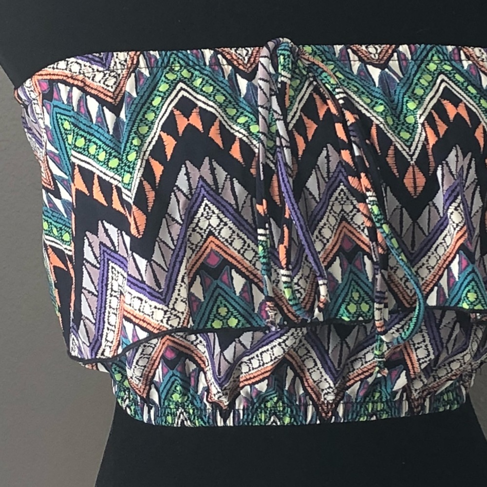 Multi-Colored Tube Top - Picture 5 of 8